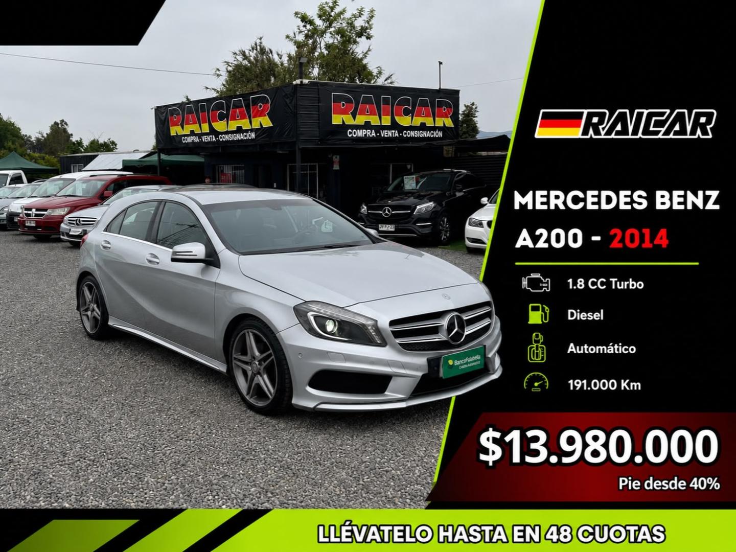 Mercedes-Benz A200 2014 (1/10)